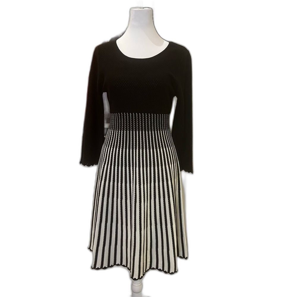 NWT - Ellen Tracy, Long Sleeve Knit Dress